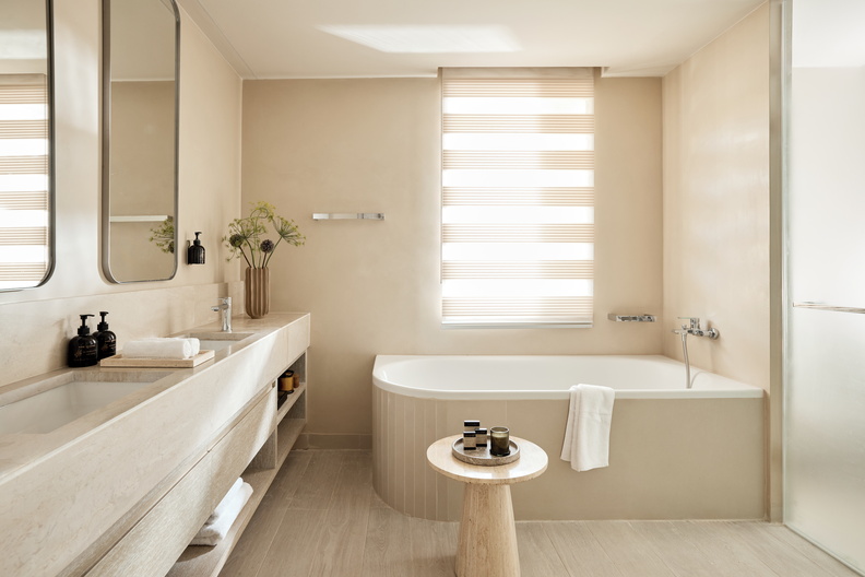 Tiara Holidays - Ikos Odisia - one bedroom suite private garden bathroom